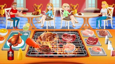BBQ Restaurant Rush: Grill Food Cooking Stand截图2