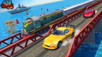 CAR Vs TRAIN - Racing Games截图4