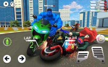 Infinity Superhero Moto GTR Stunt Racing 2018截图3