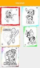 Coloring Book for Puppy patrol Christmas HD截图4