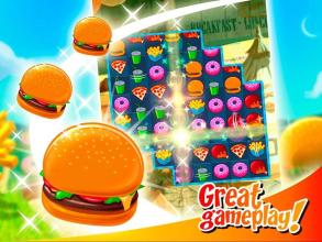 Crush The Burger ! Deluxe Match 3 Game截图5