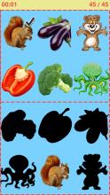 Match The Picture Shadow, kids matching game截图1