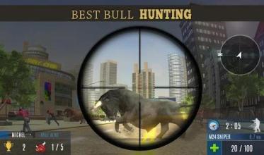 Angry Bull Attack Shooting截图5