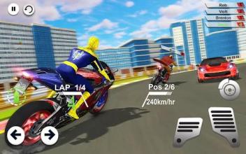 Infinity Superhero Moto GTR Stunt Racing 2018截图2