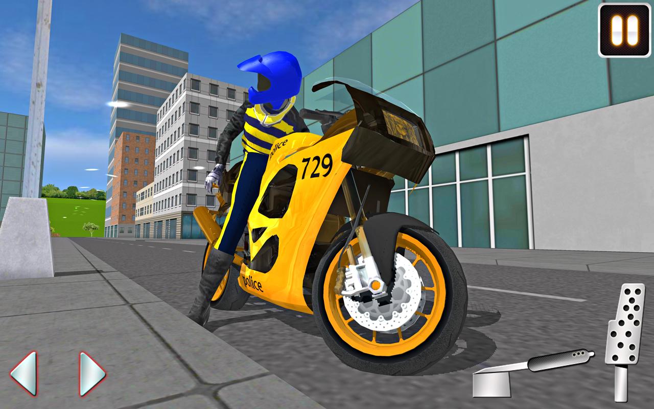 Police Motorbike Race Simulator 3D截图5
