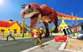 Dinosaur Hunting Attack In City: Dino Simulator截图1