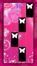 Pink Butterfly Piano Tiles 2019截图2