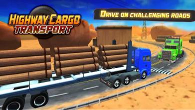 Highway Cargo Truck Transport Simulator截图1