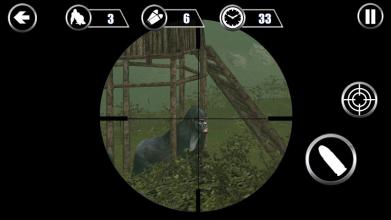Gorilla Hunter Game : Sniper Shooting截图1