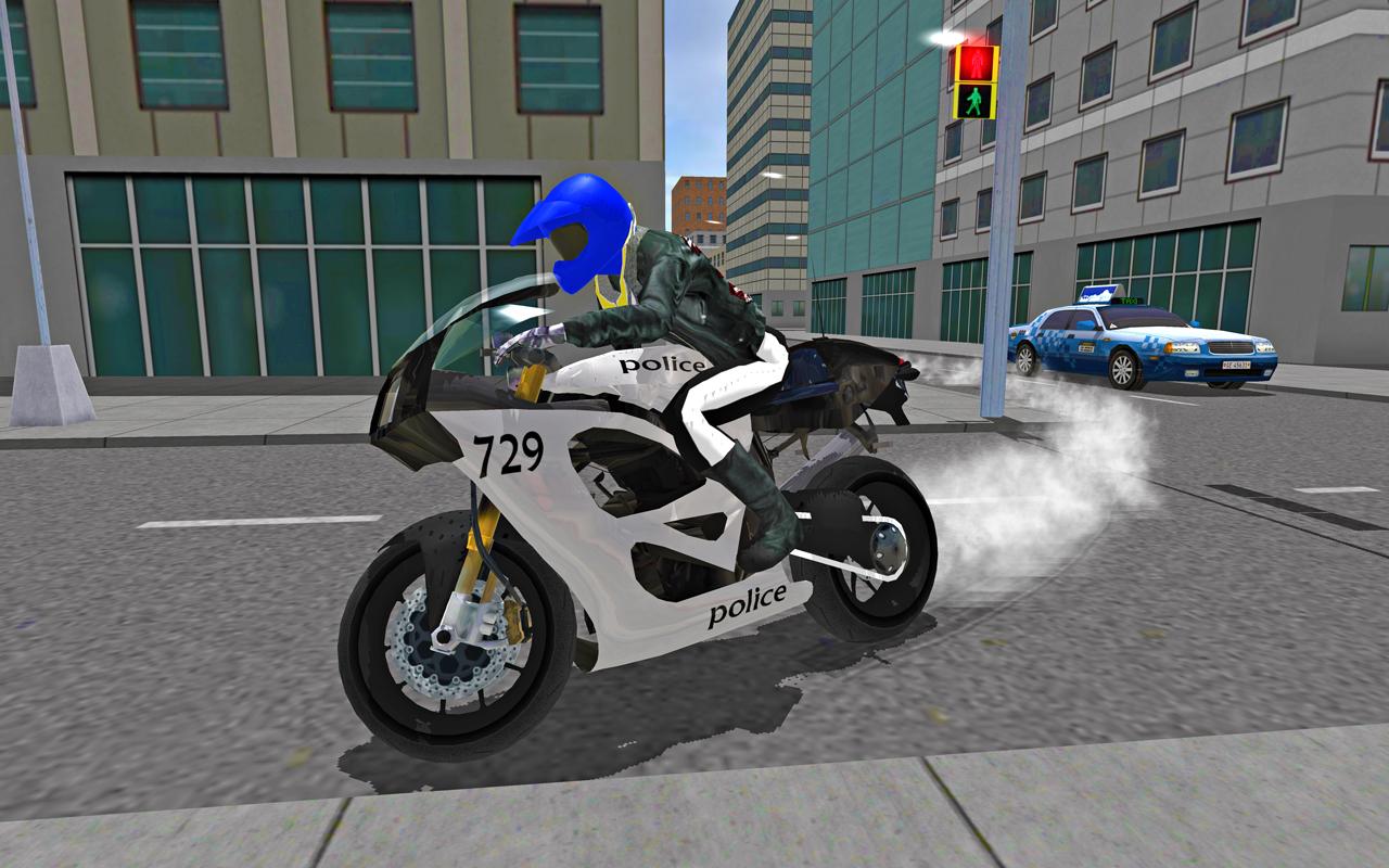 Police Motorbike Race Simulator 3D截图2