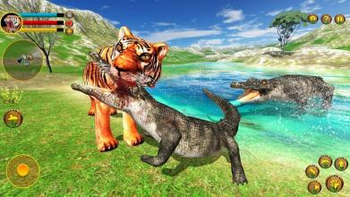 Wild Tiger Simulator 3d animal games截图3