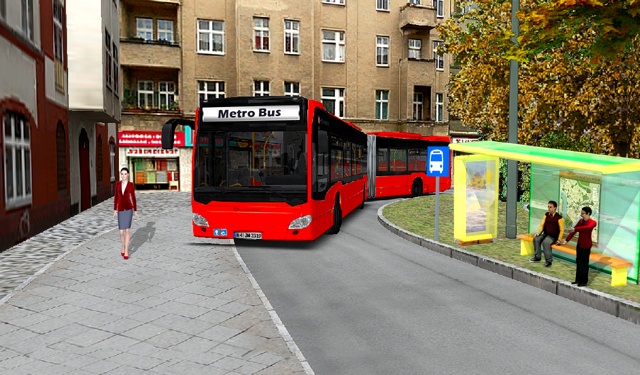 Metro Bus Games Real Metro Sim截图3
