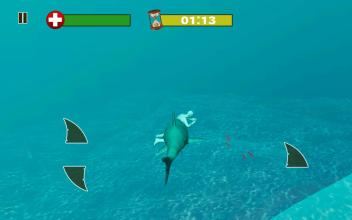 HUNGRY SHARK SIMULATOR ATTACK截图1