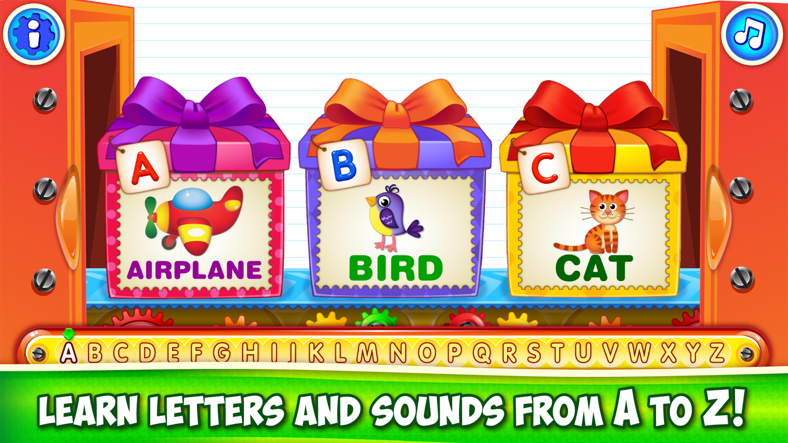 Baby ABC in box! Kids alphabet games for toddlers截图5