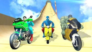 Super Hero Bike Mega Ramp截图1