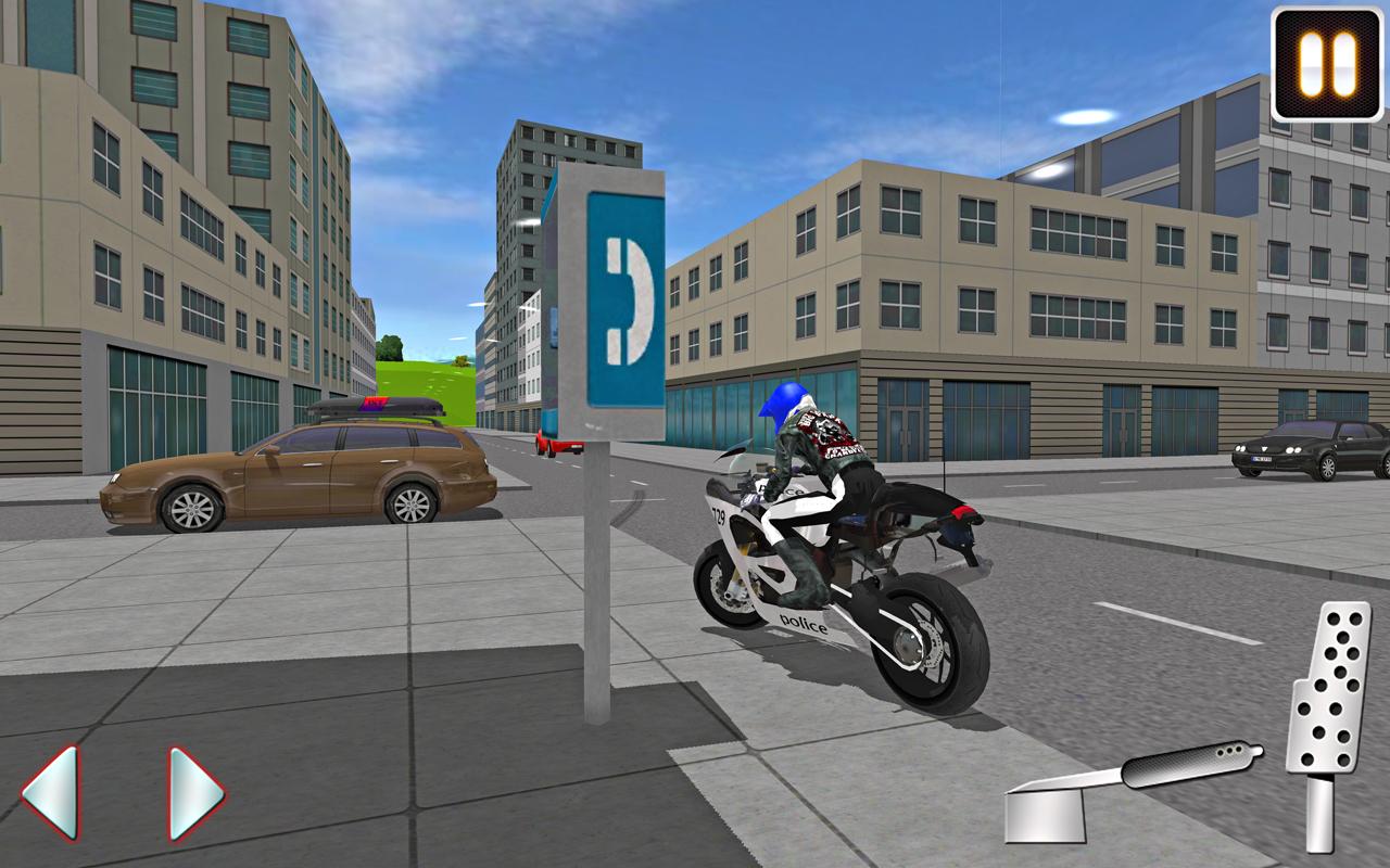Police Motorbike Race Simulator 3D截图4