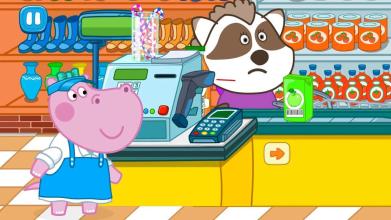 Cashier in the supermarket. Games for kids截图5