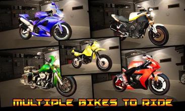 Highway Bike Racing Traffic Moto Racer截图3