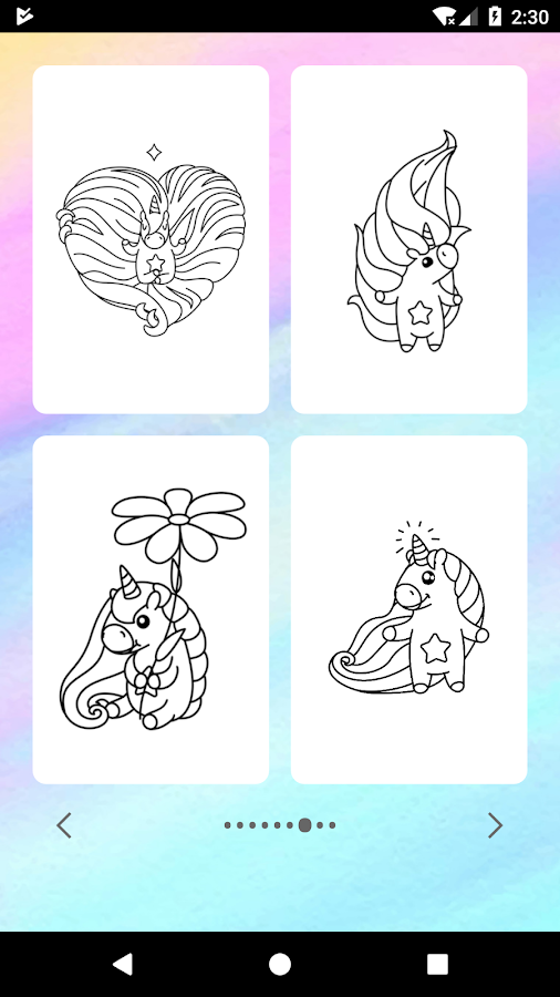 Unicorn Coloring Book截图1