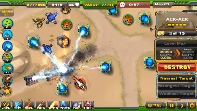 塔防: Alien war TD截图1