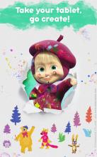 Masha and the Bear: Free Coloring Pages for Kids截图1