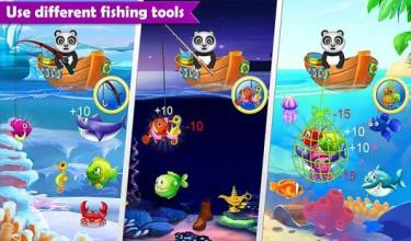 Happy Fisher Panda: Ultimate Fishing Mania Games截图2