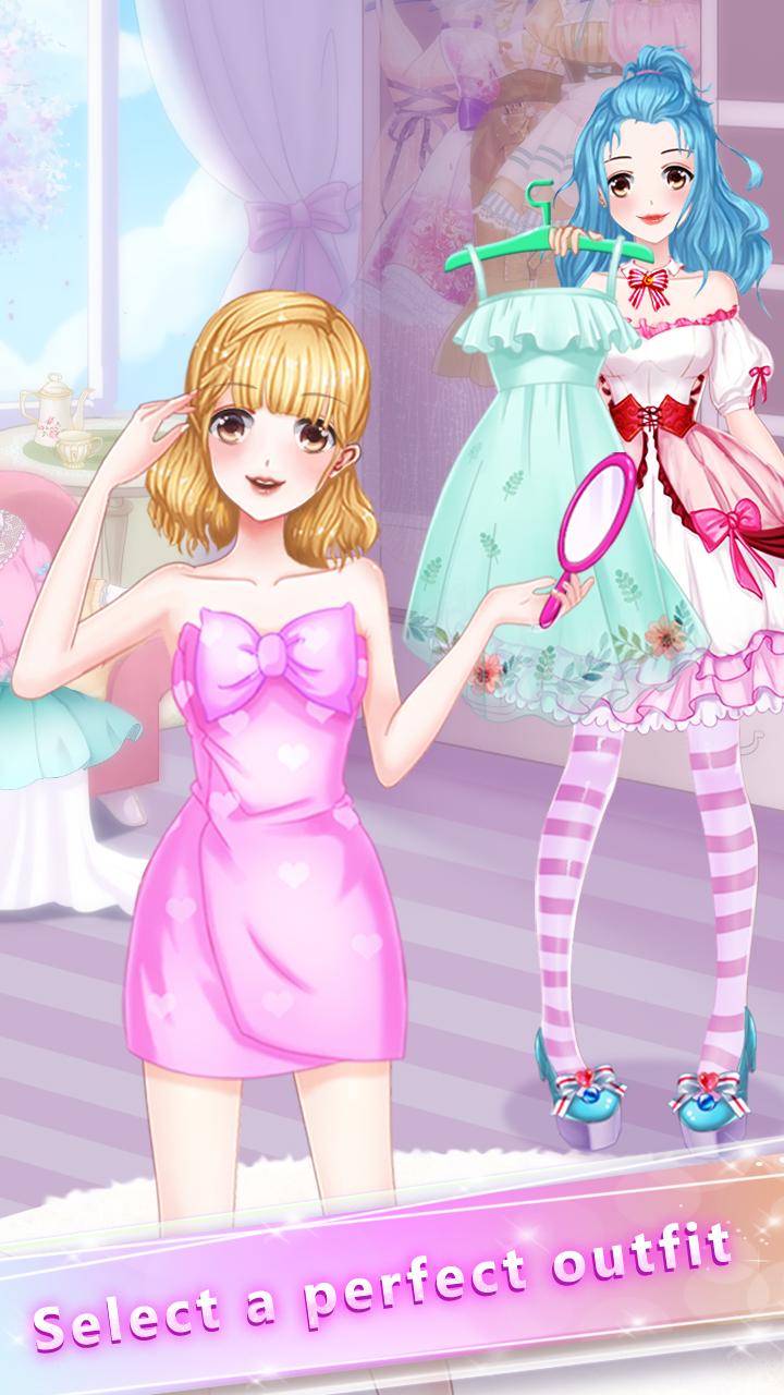 Anime Girl Fashion Makeup截图4