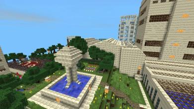 Amazing Big Craft: Modern White City Creation Map截图2