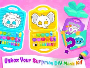 Cute & Tiny DIY Mask Party - Art & Coloring Fun截图1