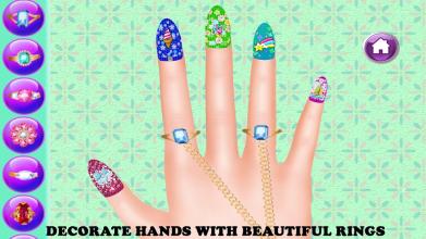 Nail Art Salon Nail Polish Game截图1