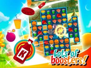 Crush The Burger ! Deluxe Match 3 Game截图3