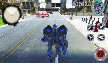 Futuristic Police Robot: Flying Eagle 3D Simulator截图5