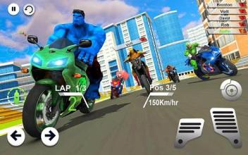 Infinity Superhero Moto GTR Stunt Racing 2018截图1