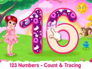 Princess ABC Letters, 123 Numbers Tracing For Kids截图4