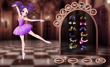 Pretty girl Ballerina dress up - girls games截图1