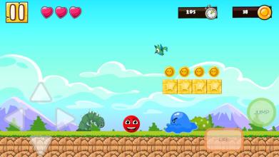 jungle red ball : adventure game截图4