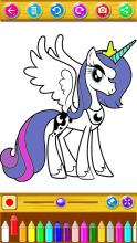 Coloring Horse Pony Unicorn截图4