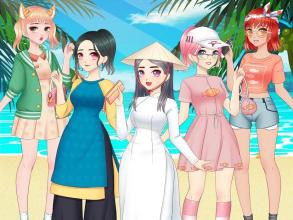 Vietnamese Anime Girls - Vietnam Fashion截图2