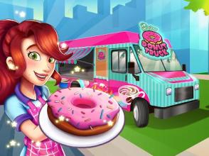 Boston Donut Truck - Fast Food Cooking Game截图1