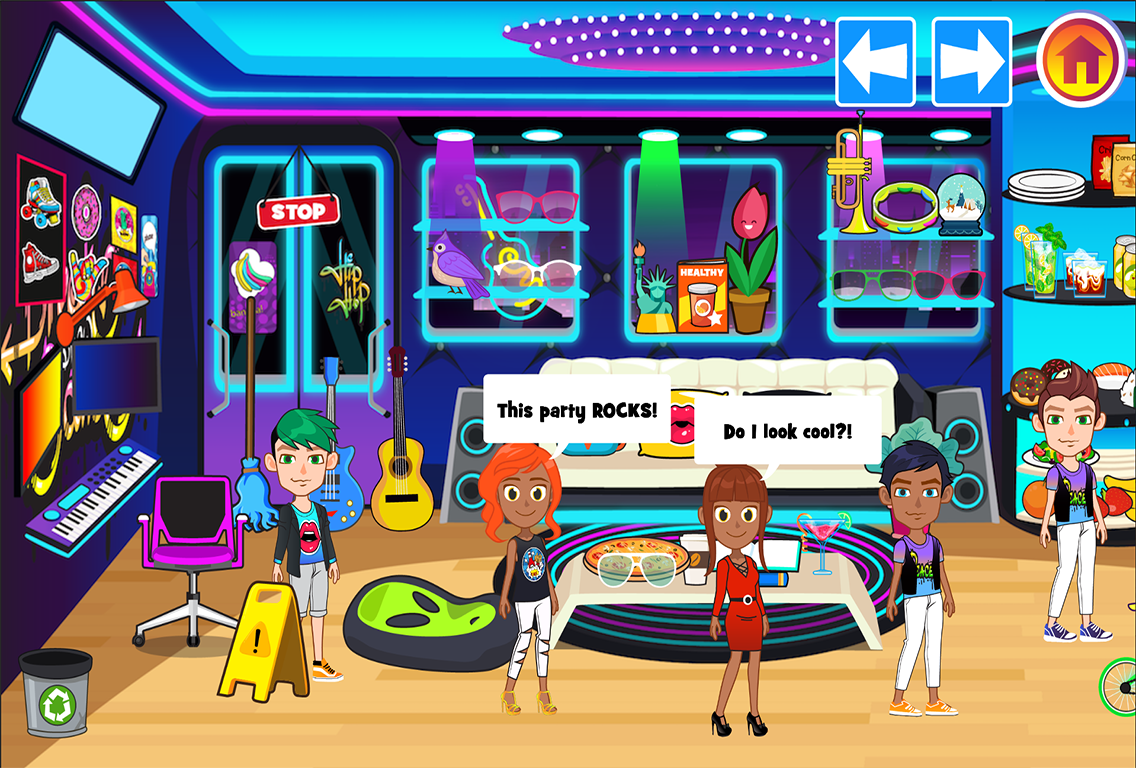 My Pretend Neon Night Club - Kids Dance Games FREE截图3