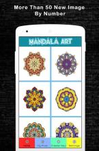 Coloring Mandala Pixel By Number 2018截图2