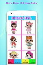 Coloring LoL Pixel Surprise Dolls By Number截图2