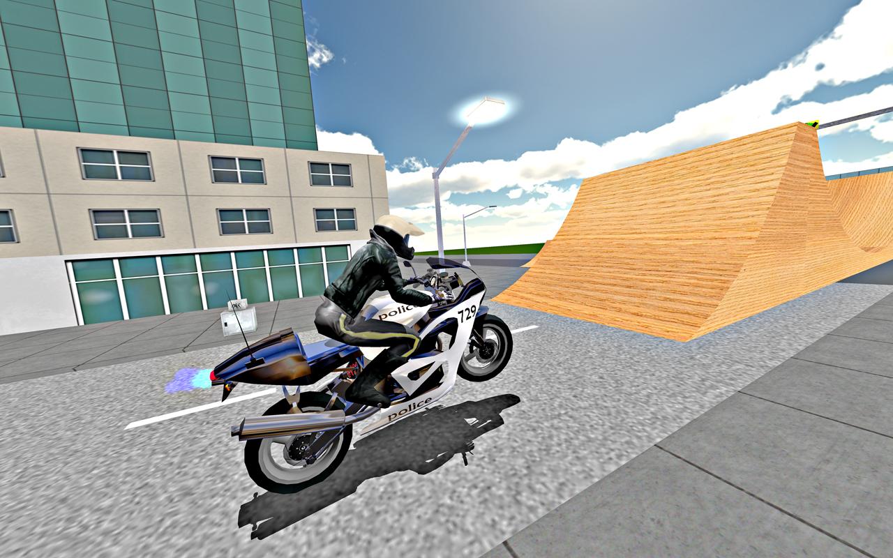 Police Motorbike Race Simulator 3D截图3