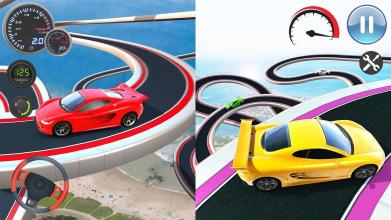 Speed Car Racing Stunts Impossible Tracks截图3