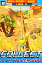 Banana rush : Free Minion 3D Endless game截图1