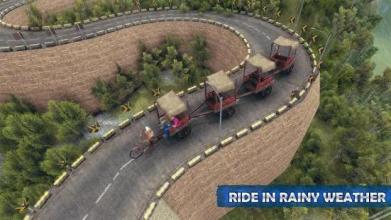 Offroad Long Cycle Rickshaw Driving Simulator 2018截图3