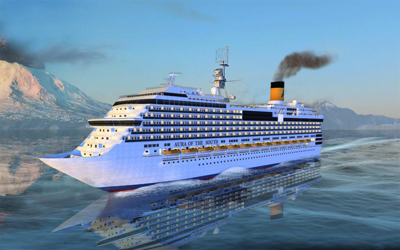 Big Cruise Ship Simulator Games 2018截图3