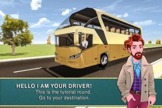 Tourist Bus Driving Simulator: Beach bus Games 3D截图2