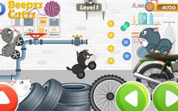 Kids Car Racing game - Beepzz Cats *截图3