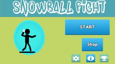 Stickman Snowball Fight截图1